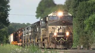 [4K] Trains on the Pittsburgh Line: Heritage Units, Foreign Power, and an RJ Corman Chase!