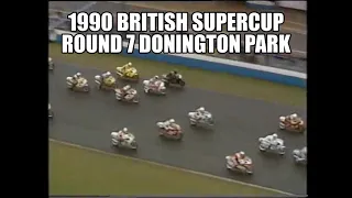 2 Minute Highlights of the 1990 British Supercup Round 7 Donington Park