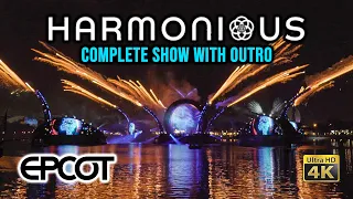 Harmonious Fireworks Full Show with Outro American Pavilion 4K EPCOT Walt Disney World 2021 10 02
