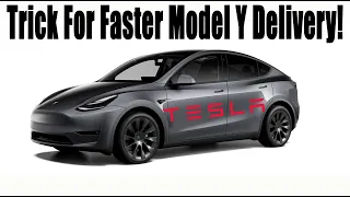 Use this TIP for Faster Tesla Model Y Delivery Dates