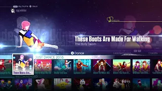 Just dance 2016 songlist PS4