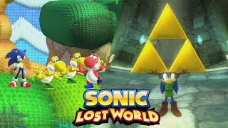 Sonic Lost World (Wii-U) [4K] - Yoshi's Island + The Legend of Zelda Zones