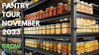 Pantry Tour: One Year of Home Canned Food