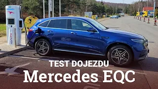 Elektrický Mercedes EQC na dálnici. Jaký má reálný dojezd?