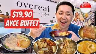 OVEREAT All You Can Eat Hot Pot Buffet at Marina One in Singapore 🇸🇬