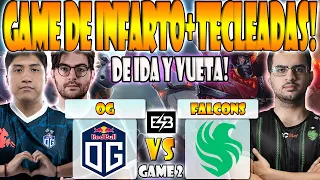 OG VS FALCONS BO3[GAME 2]ELIMINACION-TIMADO, WISPER, CEB VS ATF, SKITER- ELITE LEAGUE- DOTA 2- ESB