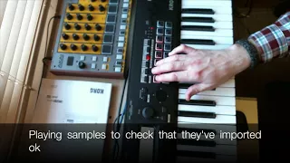 Korg kross2 wav tutorial video