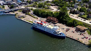 Ocean Navigator & USCGC Hollyhock on the Keweenaw Waterway