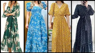Top 89 + Long floral Frocks Designs & Ideas For women/Casual And Formal Wear For Women | lace frock