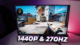 1440p & 270Hz Is God Tier For CS:GO And Valorant? (Asus XG27AQM)