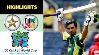 Inzamam career ends with win | Pakistan vs Zimbabwe 2007 world cup highlights