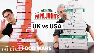 US vs UK Papa John’s | Food Wars