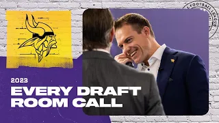 Every Minnesota Vikings 2023 Draft Room Call