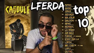 lferda top 10 track album cagoulé  طوب 10 طراكات