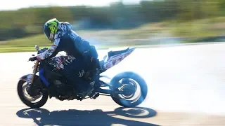 Suzuki Hayabusa Turbo Drifting