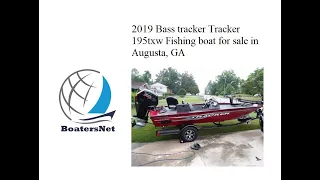 2019 Bass Tracker 195txw Fishing boat for sale in Augusta, GA. $23,000.