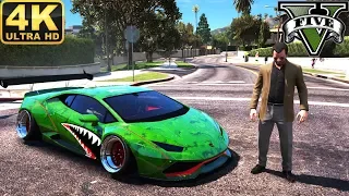 GTA 5 - Mission Grass Roots - Michael (With LAMBORGHINI) 4K