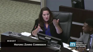 09/20/17 Historic Zoning Commission