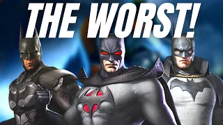 Ranking ALL Batman Characters | Injustice Gods Among Us 3.4 | Injustice iOS/Android