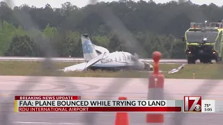 New report from FAA gives insight into what might have caused small plane to crash at RDU