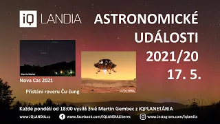 Astronomické události 2021/20 + PixInsight základy procesingu