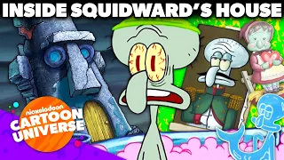 17 MINUTES Inside Squidward's Tiki!🗿 | SpongeBob | Nickelodeon Cartoon Universe