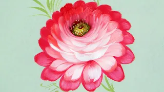 #22 How to Paint Rose flower in Oil | Как нарисовать РОЗУ маслом. Мастер-класс от Ларисы Гончаровой