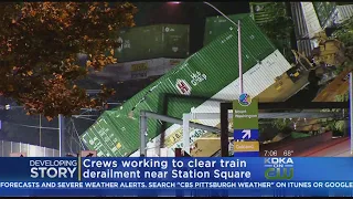 Port Authority Official Offers Update On Station Square Train Derailment
