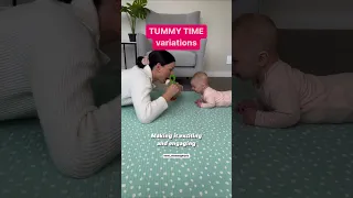 Tummy time variations #baby #paranting #mommybaby #mom #parants #mumlove