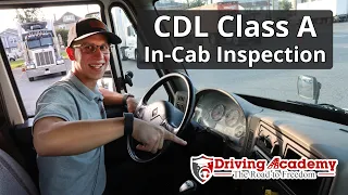 CDL Class A FULL In Cab Inspection and Air Brake Test 2023 - Pass Your CDL Trucking  Road Test