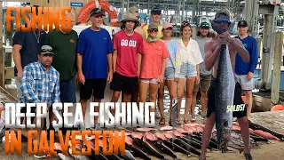 Deep Sea Fishing In Galveston...(50lbs King Fish!)