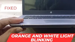 HP Elitebook 840 G3 Power Button light blinking - hp laptop orange and white light blinking problem