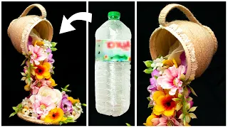 floating tea cup ideas With Plastic Bottle | How to Make a Spilled Cup with a Plastic Bottle