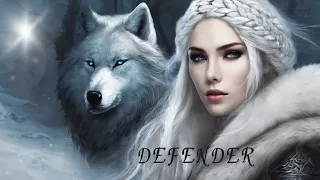 DEFENDER OF THE NORTH🍂Spiritual Flute Music & Wolf Sound for Inner Peace🌿 Calm The Mind🌳