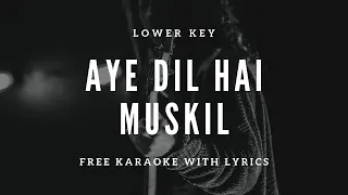 Ae Dil Hai Muskil l Lower Key Karaoke (Rock Version) | Arijit Singh l Cover Song Music