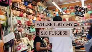 Santee Alley Downtown LA Vlog | $10 PURSES???? WHERE I BUY THEM