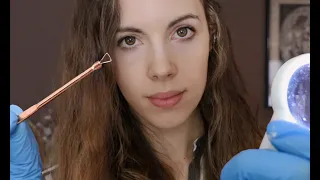 ASMR Dermatologist Roleplay & Skin Acne Treatment - Personal Attention