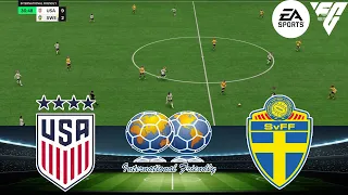 FC 24 - USA W vs Sweden W 30/5/2024 - INTERNATIONAL FRIENDLY - Gameplay PS5