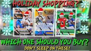 GIFT GUIDE! COLLEGE FOOTBALL CARD BLASTER BOXES! 2023 PRIZM SELECT CHRONICLES  PANINI DRAFT PICKS! 🔥