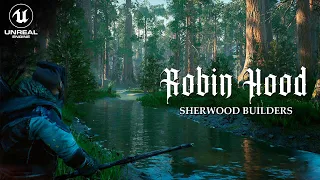 ROBIN HOOD SHERWOOD BUILDERS First 1 Hour of Gameplay | New Survival in Unreal Engine RTX 4090 4K