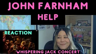 Reaction - John Farnham "Help" Whispering Jack Concert | Angie Reaction Talk