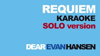 "Requiem" Solo Version Karaoke with lyrics - Dear Evan Hansen / Instrumental Backing Track