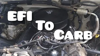 87-96 F150 EFI to Carburetor conversion