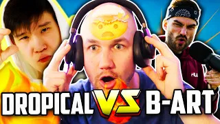 DROPICAL "667" VS B-ART " Nothing" | Chezame & Sxin #bbu22 1/4 Finals BEATBOX REACTION! 🔥