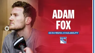 NYR Practice: Adam Fox Media Availability | May 5, 2024