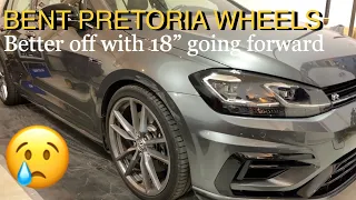 My Pretoria Wheel Is Bent | MK7.5 Golf R | Better Off with 18 inch wheels !? | Vlog