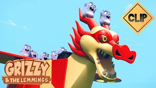 🐲 The Dragon Robot 🐻 Grizzy & the Lemmings