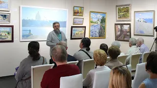 Вернисаж выставки "Город белых ночей. Городской пейзаж Санкт-Петербурга". Май, 2024