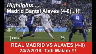 Real Madrid VS Alaves (4-0) 24/2/2018, Highlights Full HD...!!!