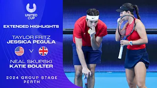 Fritz/Pegula v Skupski/Boulter Extended Highlights | United Cup 2024 Group